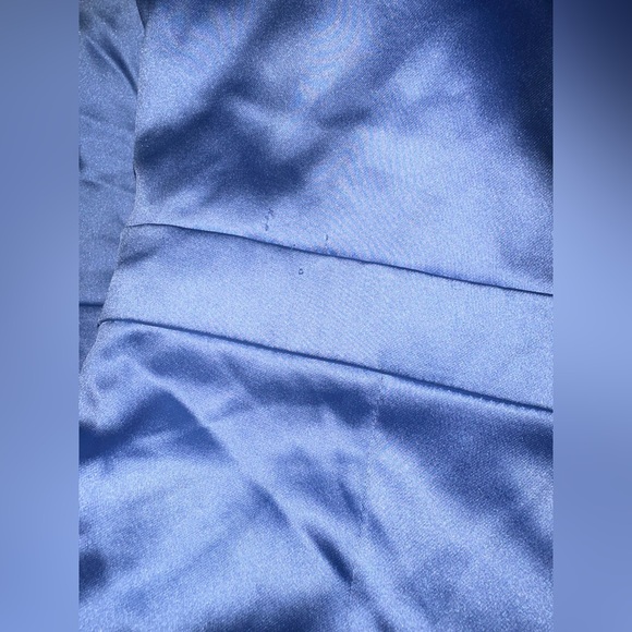 IEENA For Mac Duggal One Shoulder Cocktail Dress Periwinkle Size 8 NWT - Picture 4 of 4